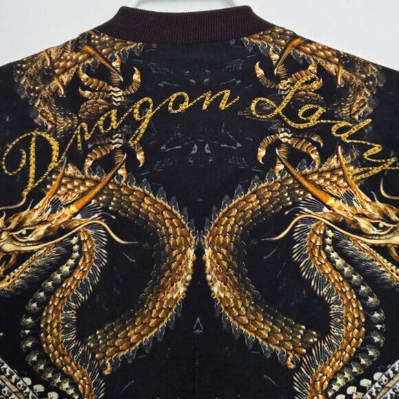 Camilla Dragon Lady Bomber Jacket XS b171E - Picture 7 of 9